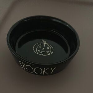 Rae Dunn Black Spooky Pet Bowl